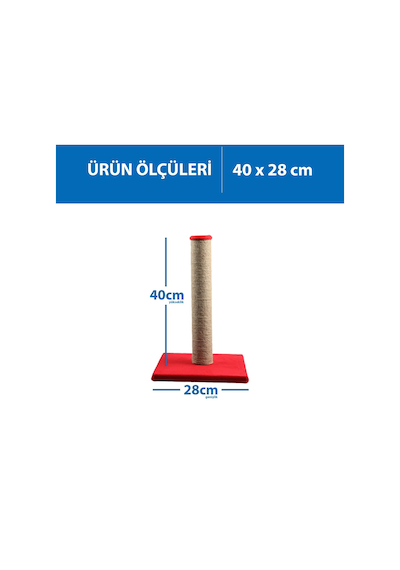 Herniks Çubuk Kedi Tırmalama Tahtası 40 CM