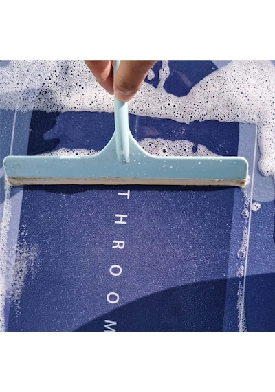 Dikdörtgen Sihirli Su Emici Kaydırmaz Banyo Paspası Ayak Matı Kaymaz Tabanlı Abdest Paspası 58x38 Cm Diğer