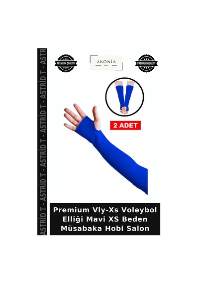 Premium Vly-xs Voleybol Elliği Mavi Xs Beden Müsabaka Hobi Salon