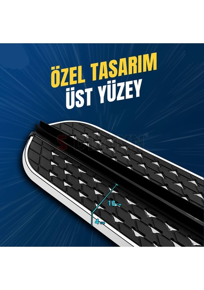 Seat Arona Uyumlu 2017 2018 2019 2020 2021 2022 2023 2024 2025 2026 2027 Araca Özel Yan Basamak