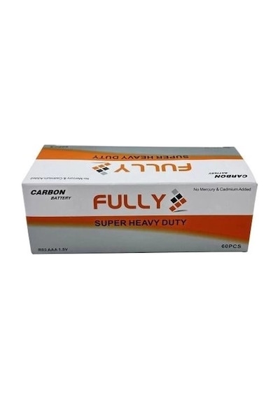 Fully Aaa Süper He.y Duty İnce Kumanda Pil 60 Adet