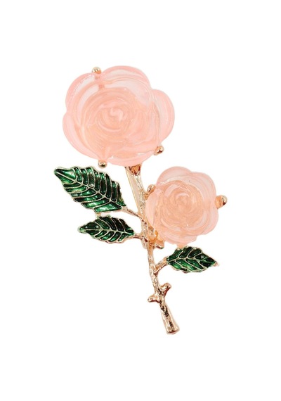 Pembe Gül Broş. Yaka İğnesi Pembe Güllü Broş. Tasarım Pembe Gül Broş. Kadın Broş. Gül Broş. Pembe