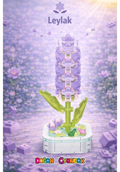 Mikro Blok Leylak Çiçek Setleri Mini - Çiçek - Blossom Çiçek
