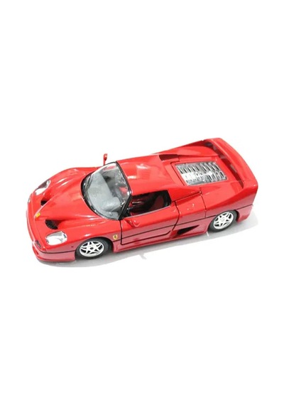 1:24 Ferrari F50 Diecast Model Araba - Kırmızı Açılır Kapılı Metal Araç
