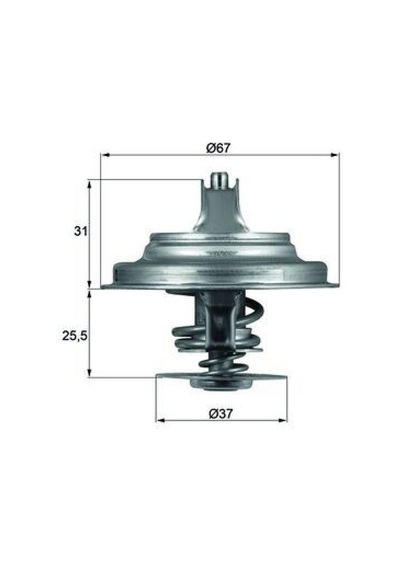 Termostat - 373 - Passat-crafter-lt 28-35-transporter - Almparca - Iv 87c