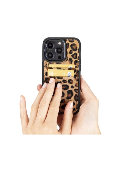Bouletta Apple İphone 14 Pro Uyumlu Deri Arka Kapak Fxcp Le01n
