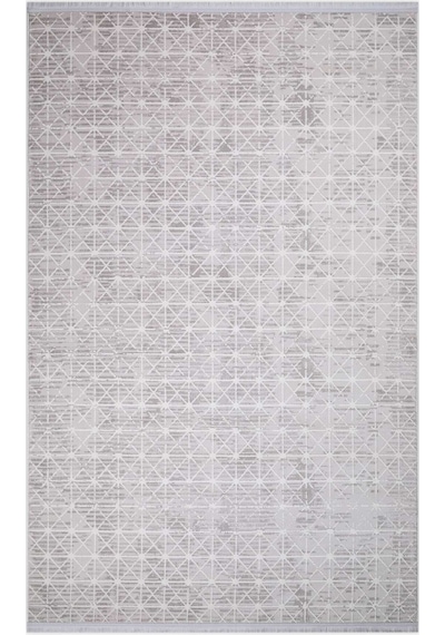 Voyage %100 Akrilik Yumuşak Dokulu Halı Kilim Salon Mutfak Koridor Yolluk Dokuma Makine Halısı Ac-113 Gri