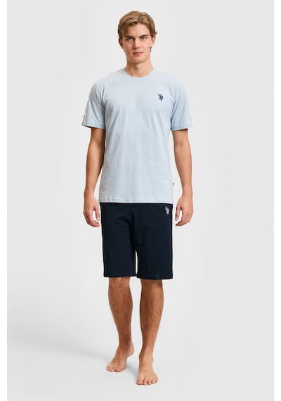 U.s. Polo Assn. Erkek Açık Mavi Pijama Takım 50326144-vr003 Açık Mavi