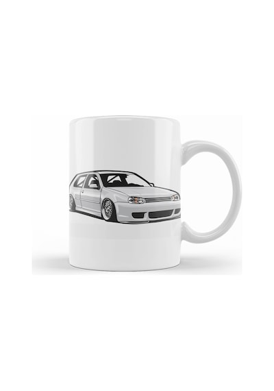 Stanced Out Golf Mk4 Kupa Bardak Porselen No24202 Karışık