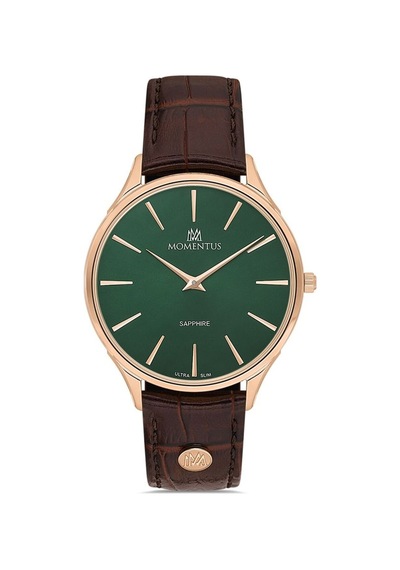 Momentus Erkek Kol Saati S.em349r-15kr Metalik Gri - Altın