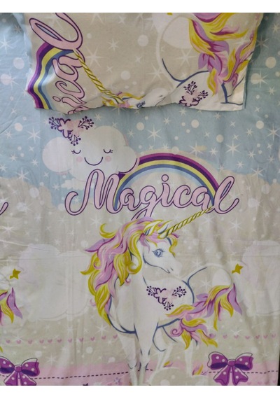 Unicorn Basktek Kişilik Outlet Nevresim Seti, 2 Parça