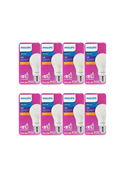 Tr Mycare 13w Sarı Işık E27 Duylu Led Ampul, 8 Adet Genel
