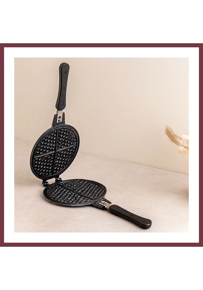 Storeşahin 20 Cm Granit Döküm Waffle Tava - Bakalit Saplı Shn0720