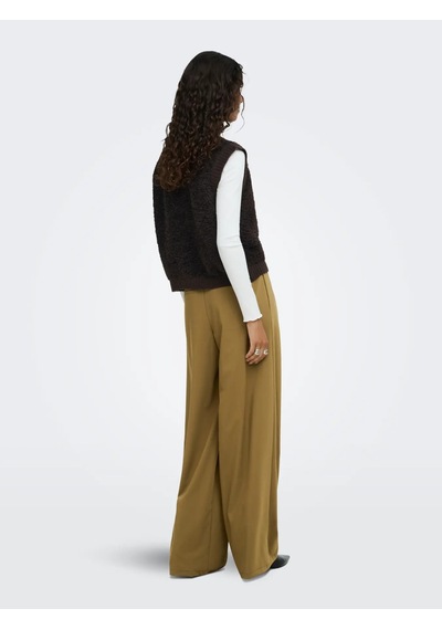 Jdy Jdyeira Life S/l On Button Vest Knt Noos Kadın Yelek 15359800 Kahve