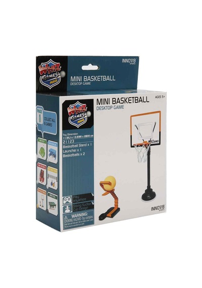 Masaüstü Mini Basketbol Oyunu Fırlatıcılı Pota İle Refleks Geliştiren Masa Oyunu