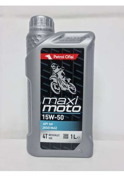 Petrol Ofisi Maximoto 4T 15W-50 Motorsiklet Yağı 1 L