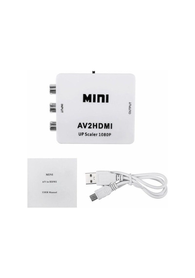 Rca To Hdmi Tos Av Çevirici Dönüştürücü Converter Mg-2120 1080P T (374096434)