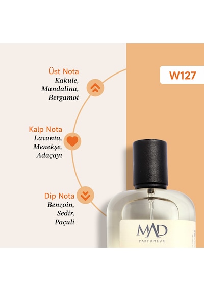 Mad W127 Selective Erkek Parfüm EDP 100 ML