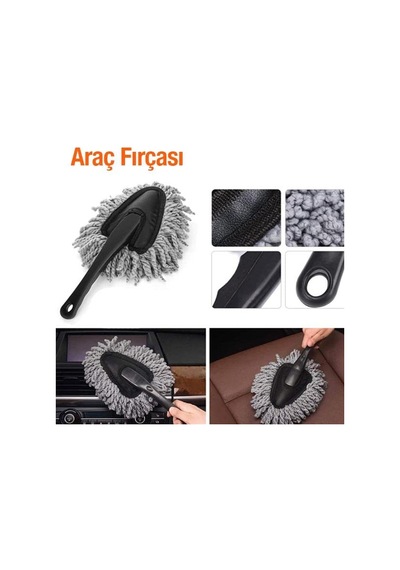 Coofbe Sku:smgstk76908e45b6 Coofbe Profesyonel Mikrofiber 9 Parça Araç Temizleme Seti Araç Lastik Torpido Jant Yıkama Seti Araç Sku: Smgstk76908e45b6