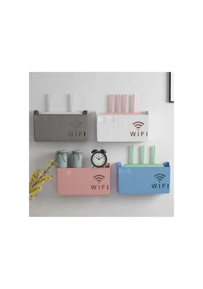 Gri Wifi Kutusu Duvar Asılabilir Sigorta Ve Modem Saklama Kutusu 25x15x6 Cm Standart