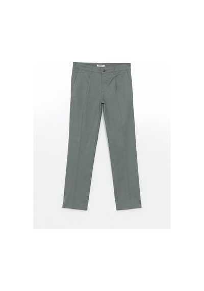 Lcwaıkıkı Classic Yeşil Standart Kalıp Erkek Pileli Chino Pantolon