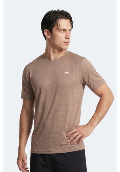 Slazenger Hardflex Erkek Vizon Tişört