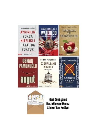 Osman Pamukoğlu 6 Kitap Seti + Okuma Sticker'ları