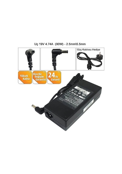 MSI Uyumlu GL63 8RC-204XTR 8RC-616TR 8RC-615TR Şarj Adaptörü (120W)