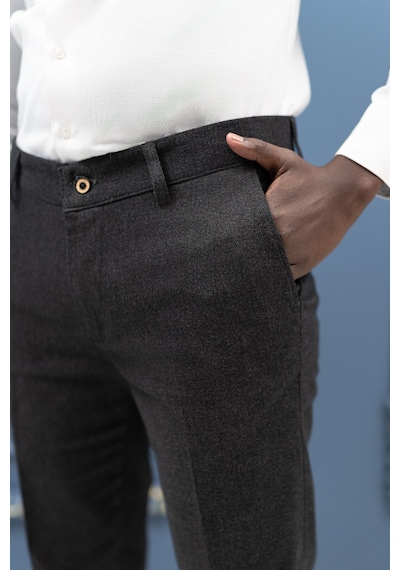 Notra Regular Fit Pamuklu Dokulu Kışlık Gabardin Pantolon Antrasit Notra Regular Fit Pamuklu Dokulu Kışlık Gabardin Pantolon Antrasit