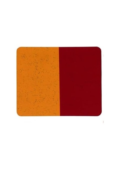 Usin Kırmızı Sarı Kum Desen Tip Kaymaz Taban Optik Bilgisayar Notebook Mouse Ped Sarı Kırmızı Mouse Pad