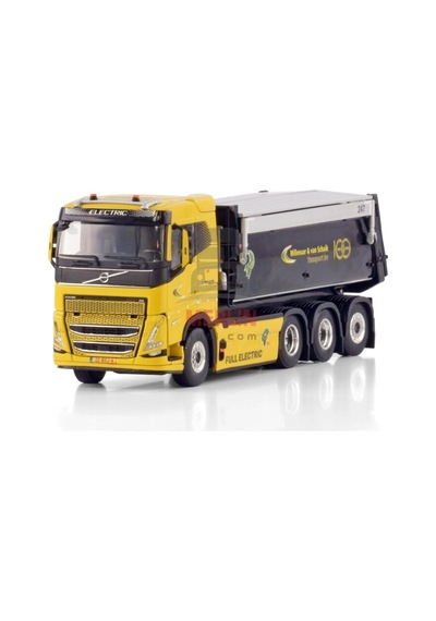 1/50 Millenaar En Van Schaik Transport Volvo Fh5 Sleeper Cab Electrıc 8x4 Tıpper Truck