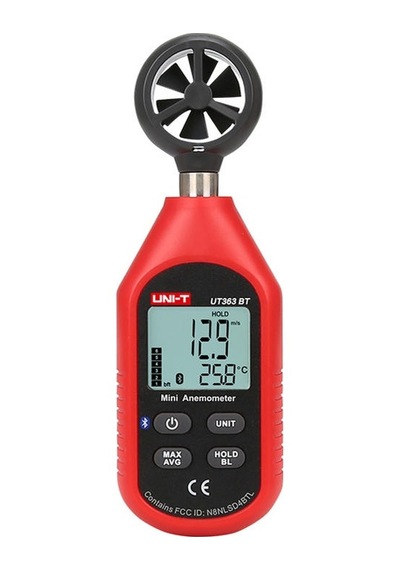 Uni-T Ut363Bt Bluetooth Mini Dijital Rüzgar Ölçer Anemometre