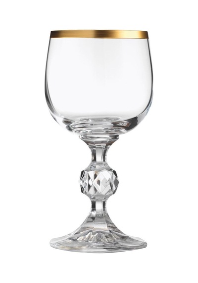 6'lı Bohemia Kristal Sterna Gold Kahve Yanı Kadehi-1297 Çok Renkli