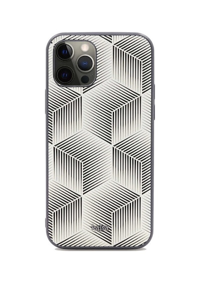 Kajsa Apple Uyumlu iPhone 12 Pro Max Kılıf Kajsa Splendid Serisi 3D Cube Kapak ZORE-219010