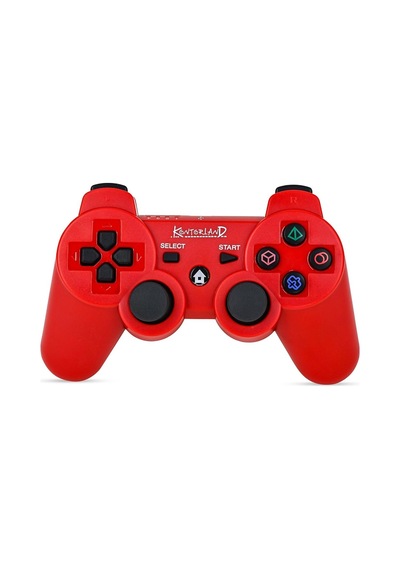 Kontorland P3g - Ps3/pc Uyumlu Titreşimli Kablosuz Oyun Kolu Gamepad Kırmızı Sku: Zeus8690010057785