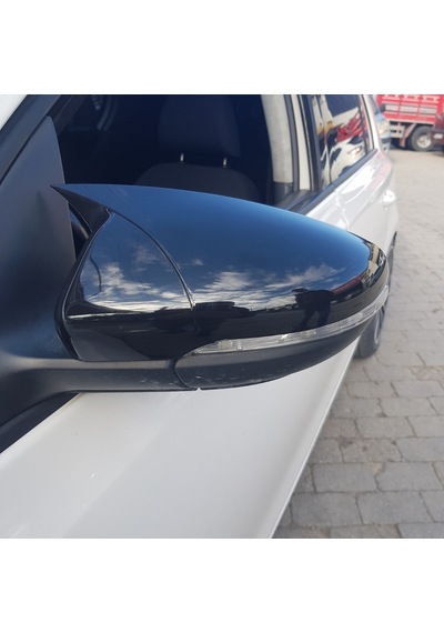 Golf 6 2008-2012 Batman Yarasa Ayna Kapağı Piano Black Abs Plastik