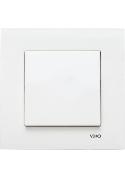 Viko Karre Anahtar Elektrik Anahtarı Çerçeveli Beyaz