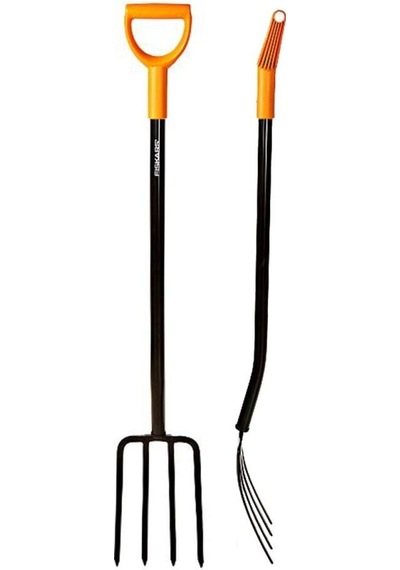 Fiskars 133423 Solid Bahçe Beli - Bahçe Belleme Çatalı