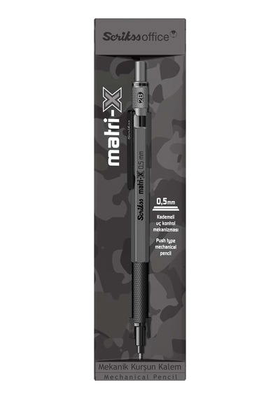 Tr Ofis Matri-x Versatil 0.5 Mm Gri Genel