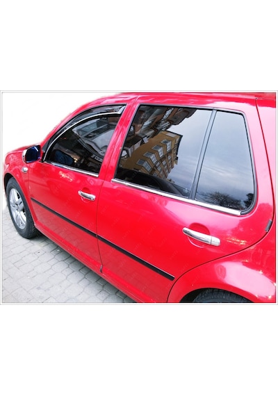 Vw Golf 4 Krom Cam Çıtası 4 Prç. 1998-2004 P.   Çelik
