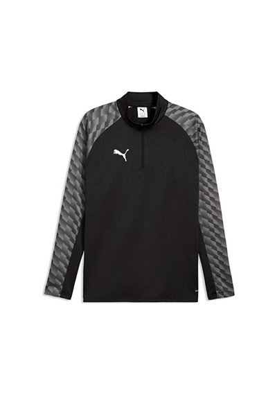 Puma Teamliga26 Training 1/4 Zip Erkek Futbol Antrenman Uzun Kollu Tişört 65972403 Siyah