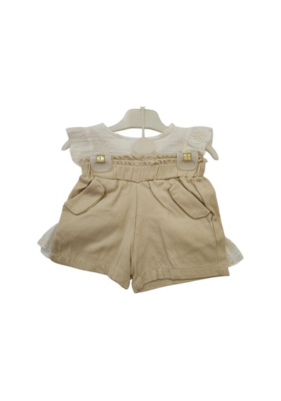 Babydoll 2li Takım Pallone Ekru-12212 Ekru