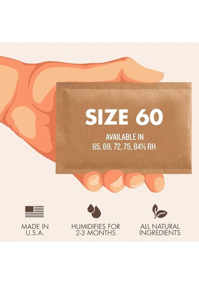 Boveda 75 60g Humidor Puro Kutusu Nemlendirici 5li Ekonomik Paket