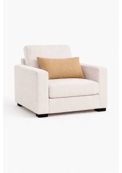 Kadife Dokulu Bej Kırlent Yastık Kılıfı 2 Adet 50 X 30 Cm