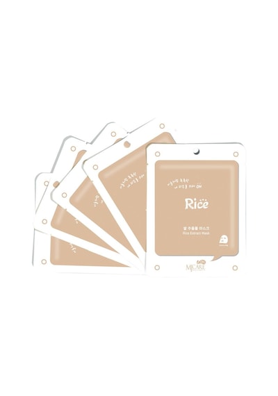 Mjcare On Rice Extract Mask - Pirinç Özlü Yüz Maskesi 5'li