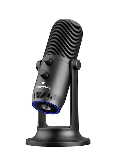Thronmax M2 MDRILL ONE Siyah 48Khz 16Bit HD Stüdyo 4 Tip Kayıt RGB Led 3,5mm USB Type-C Mikrofon