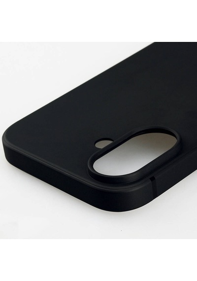 Apple Uyumlu iPhone 16 Plus Kılıf Zore İmax Silikon Siyah