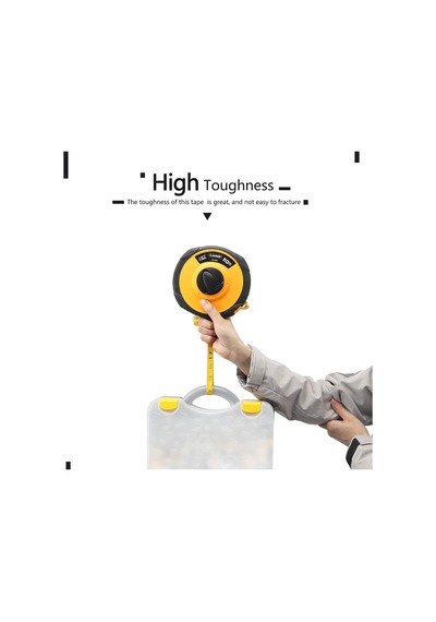 Uzun Fiberglas Bant Ölçüsü -50m/165ft Ölçüm Bandı, İnç/metrik Çift Ölçekli, Hafif Ve Kullanışlı 165ft Diğer