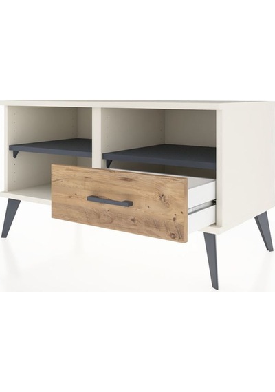 Hyperion Şifonyer 2 Raflı Tek Çekmeceli 88x44x48 Aytaşı-antrasit/çam Antrasit/çam Hyperion Şifonyer 2 Raflı Tek Çekmeceli 88x44x48 Aytaşı-antrasit/çam Antrasit/çam
