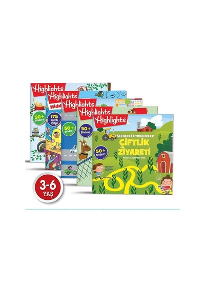 Sticker Eğlenceli Etkinliklerle Hikayeli Bulmaca 5'Li  Set